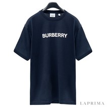 [BURBERRY] 남성 로고 프린트 코튼 티셔츠 8058305