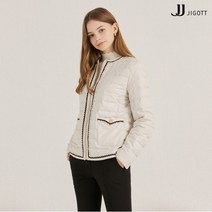 JJ지고트 브레이드 장식 숏 구스다운 점퍼 GLAM2PD90