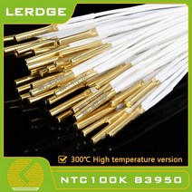 3D 프린터 부품 lerdge ntc 100k b3950 서미스터 고온 필라멘트 저항, xh 2.54 2m 1개