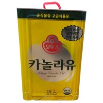 오뚜기 업소용 카놀라유 18L, 1개