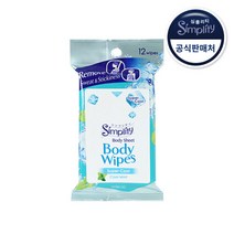 심플리티 순한 바디 시트 슈퍼 쿨 민트 12매
