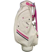 캐디백 골프백 골프 가방 신품 정통 혼마 골프 여성용 스탠다드 가방 화이트 골프 경량 골프 가방 경량 캐디백, 하얀색