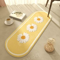 일러스트 디자인 침실 침대 발매트 카페트 러그