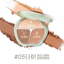 볼터치 블러셔 Color Blush Contour 하이라이터 쿨톤쉐딩 핑크하이라이터 스틱하이라이터 쉐이딩하이라이터 컨투어 쉐딩 하이라이터컨실러, 05 데이 블레이즈 (오렌지 플레이트)