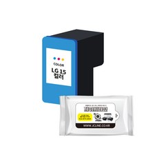 엘지 대용량 재생잉크 LG14 LG15 LIP2610CW LIP2610 비정품잉크, 1개, LG15컬러 대용량