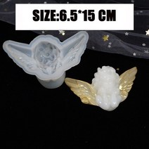 DIY 슬리핑 베이비 샤워 양초 금형 실리콘 석고 수지 공예 만들기 수제 비누 도구 초콜릿 퐁당, 02 Angel
