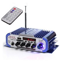 일렉킹 VT-A20 블루투스앰프 USB 매장 차량용앰프 초소형 미니앰프, VT-A20앰프 블루 (아답터형)