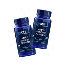 라이프 익스텐션 AMPK 메타볼릭 액티베이터 30정 [X2] 칼슘 헤스페리딘 액티포닌 돌외잎 고약사 약들약