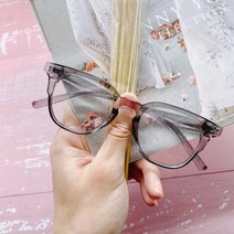 얼굴형에 맞는 알없는 모든 수입 안경테여성용 투명 광학 안경 블루 라이트 차단 안경