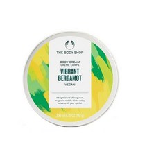 더바디샵 THE BODY SHOP 영국 바이브런트 베르가못 바디크림 200ml, 3팩