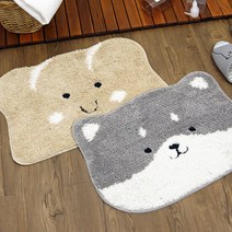 [천삼백케이] [더와이] 몽실 극세사 발매트, 브레드 발매트