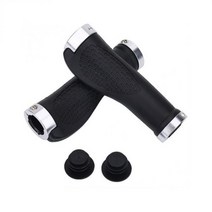 자전거부품MTB 로드 사이클링 미끄럼 방지 그립 3cm 고무 자전거 산악 잠금 장치 핸들 바, Silver