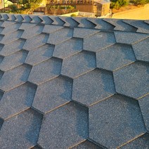 징크원 지붕 아스팔트 슁글 육각슁글, 노을색