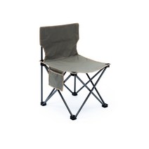 Atom 캠핑용품 아웃도어 접이식 의자 휴대용 초경량 캠핑 낚시 의자 등받이 조랑말자 미술 생 레저 접이식 의자, 업그레이드된 킹 올리브 그린