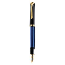 Pelikan pk-m400bk/bl-m 럭셔리 Sauber M400 분수 펜 - 블랙/블루
