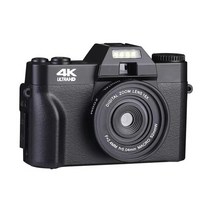 4K HD 디지털 카메라 브이로그 캠코더 유튜브 와, 4.Wifi No wide lens  with 64GB