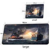 고품질 월드 오브 워쉽 DIY 디자인 패턴 게임 마우스 패드 고무 PC 컴퓨터 패드 사이즈 40x90cm 프로모션, 400x900x4MM, 02 2