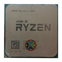 라이젠 2200gAMD Ryzen 3 1200 R3 3.1 GHz 쿼드 코어 클래딩 스레드 CPU 프로세서 YD1200BBM4KAE 소켓 AM4, 한개옵션0