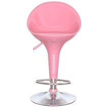 베스트렉 A152 발걸이형 홈바의자 아일랜드 식탁의자 바텐의자, 핑크, 1개