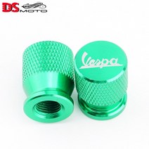 바이크 오토바이 휠 타이어 밸브 스템 캡 커버 Piaggio Vespa Primavera 150 SPRINT GTS 300 ie LXV 125 200 액세서리, 07 Green