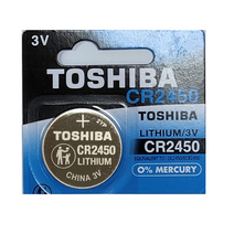 BMW 스마트키 전용 베터리 CR2450 도시바 Toshiba, 5개