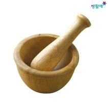 쿡차미 원목미니절구, 1개