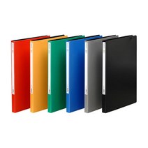 문화산업 F433-7 PP멀티레버 A4 클립화일 하트장식, 흑색