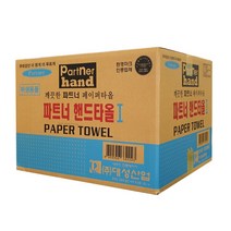 파트너 핸드타올 50밴드 무형광 페이퍼타월 핸드티슈, 50개