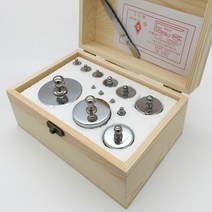 분동 저울추 무게추 세트 표준 정밀 원형 계량 추, 플라스틱 케이스 세트2 (1g-100g), 1개