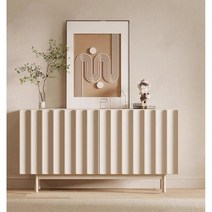 복도 수납장 물결 선반 현관 거실 콘솔 북유럽 장식장, 수납장 1400자