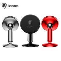 [베이스어스] 차량용 불릿 마그네틱 거치대 [스마트폰/유리/대시보드/접착/자석(마그네틱)/블랙]