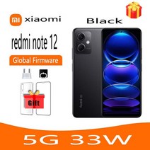 샤오미 레드미 스마트폰 카메라 디스플레이 충전기, 없음, 2.black  8G 128G note12