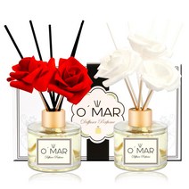 오마르 퍼퓸디퓨저 120ml 1+1 디퓨저세트, 페퍼민트