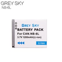 2pcs NB-6L 배터리 + 캐논 IXUS 310 SX240 SX275 SX510 HS 95 200 105 210 300 S90, 06 1 battery