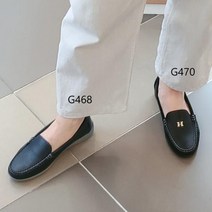 허시파피 깔끔하게 정장바지 캐주얼차림에 여성 단화 G470 블랙 창원점