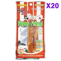 퍼피프랜드 치킨건식꽈배기 강아지간식 맛보기상품, 100개, 35g