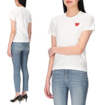 꼼데가르송 하트 와펜 AZ T107 051 2 여성 반팔티셔츠