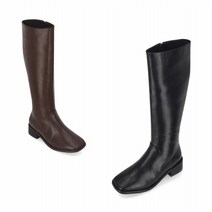 ELCANTO 인텐스 여성 스퀘어 슬림 롱부츠 3.5cm LCWL13I34V 292165