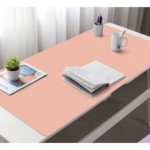 도톰한 두께 단체구매환영 책상 깔판 마우스 패드 테이블 커버 장패드, 특대(90x45), 다크브라운