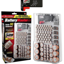 케이세일 건전지보관 정리함 베터리 잔량 테스터기 수납정리, 1개