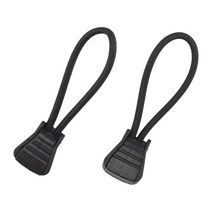 2Pcs 스쿠버 다이빙 다이빙 다이버 호스 리테이너 로프 홀더 클립 내구성 후크 고압력 튜브 6.5cm Rop 수상 스포츠, 외경 2.8MM, 탄성 로프, 검은색