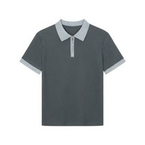 남성 지퍼 턴 다운 칼라 티셔츠 골프 테니스 캐주얼 솔리드 컬러 반팔 탑스 탁구 유니폼 여름 스포츠웨어