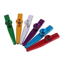 알티에리 피콜로 악기 기타 음악 애호가 에 대한 경량 kazoo 알루미늄 합금 금속 12cm, 은