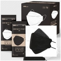 히어로앤퀸 제로가드 kf94 마스크 블랙 대형 1개입 1개