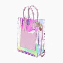 PVC 홀로그램 가방 비치백 투명가방 만들기, 홀로그램가방 UDPOM0020, 상세 설명 참조