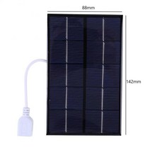 캠핑 태양열 발전기 소형 무소음 미니 태양광 가정용 usb 태양 전지 패널 5w 5v, 3-디지털 위장