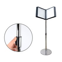 카페 레스토랑 식당 책자식 메뉴 가격 안내 설명 판