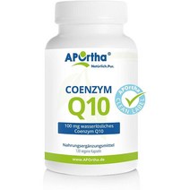 독일직구 APOrtha Coenzyme Q10 100mg 포르테 120 비건 캡슐 I 프리미엄 크리스탈린 유비치논 CoQ10 캡슐 무첨가 하이 복용량 I 하이 바이오이용성과 좋은 호환성 I 데일리 복용량 1캡슐, 수량, 상세참조