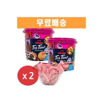 프론티어 탑퍼 초콜릿 웨이퍼 500g x 2개, 타타와 티타임 종합쿠키 400g x