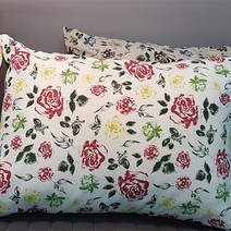 일음쇼핑^^*m흑장미 린넨 베개커버 50x70 이쁜 넨커버 예쁜베게 배게 배개 베게 고급 넨게일medi^*^